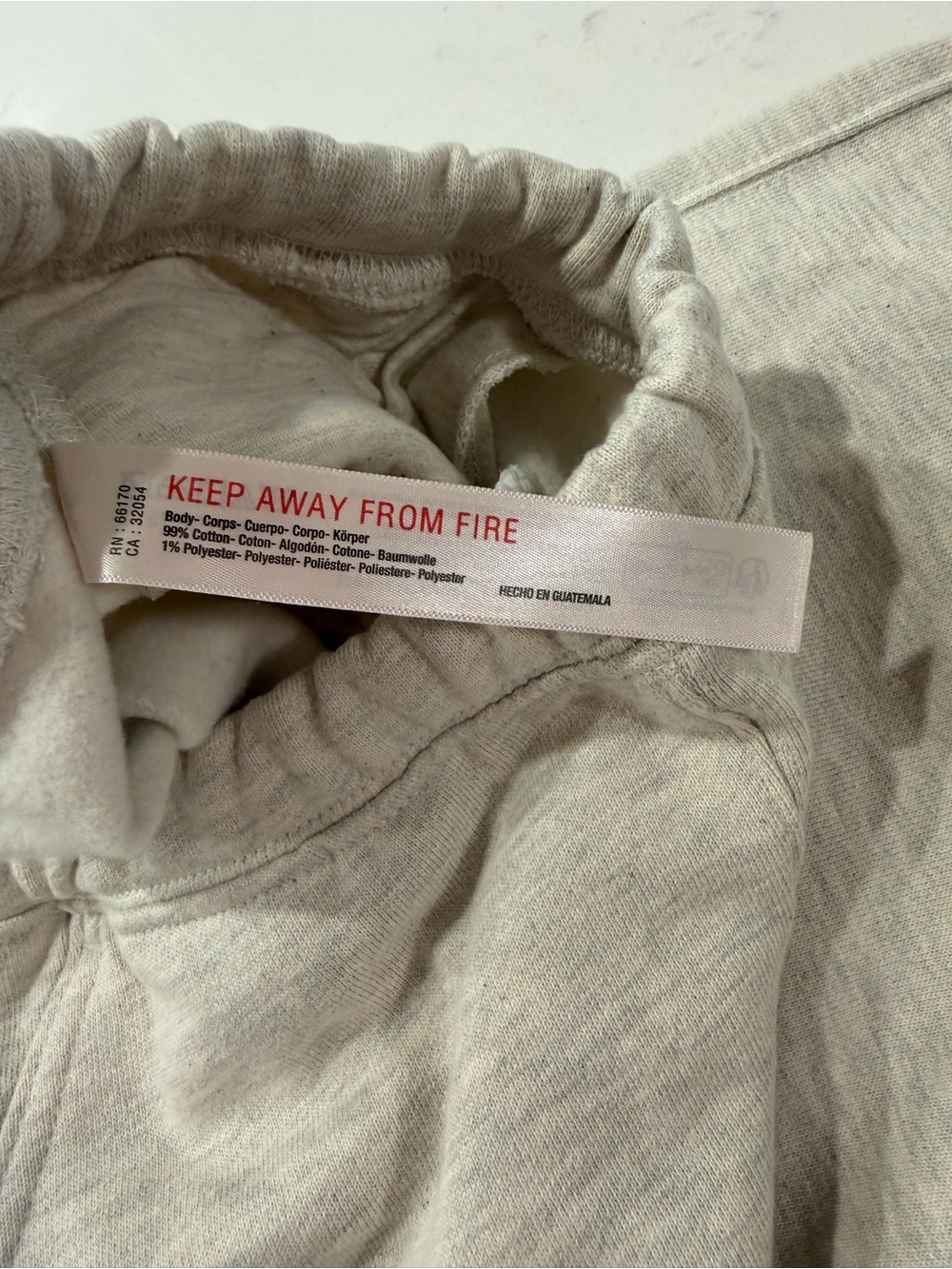FP Movement by Free People Oatmeal Heather Raw Hem Sweat Shorts - Size M NWOT - Picture 4 of 8